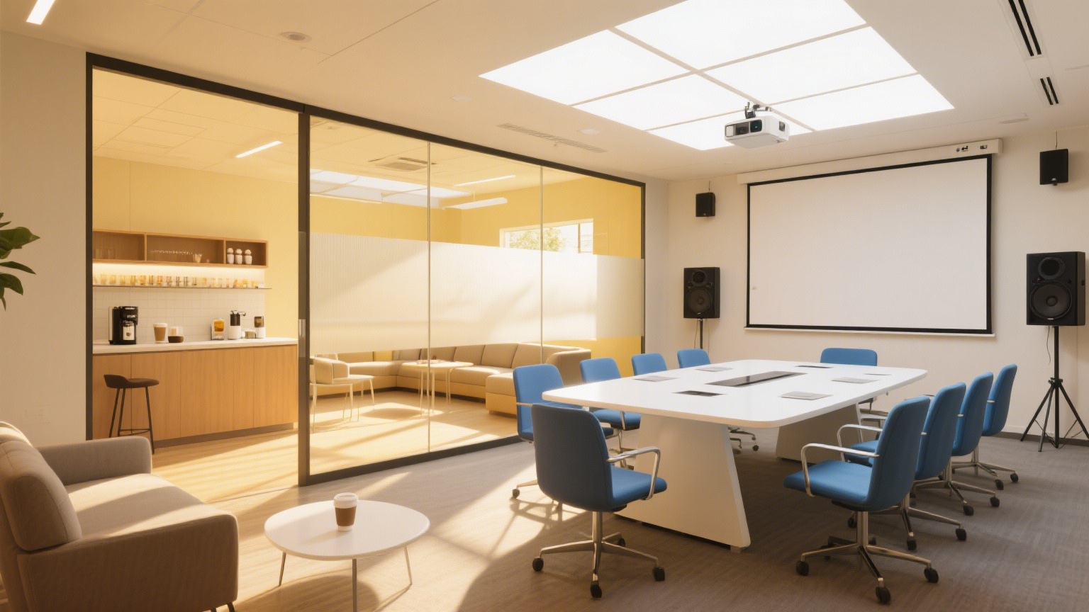 多功能空間：會(huì)議室與休閑區(qū)的完美融合