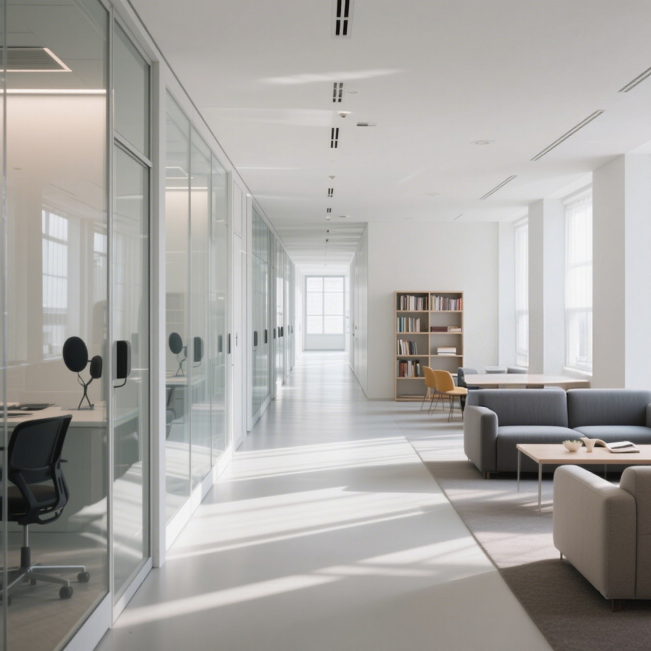 減壓辦公：自然光、靜音艙與休閑區(qū)的科學(xué)布局