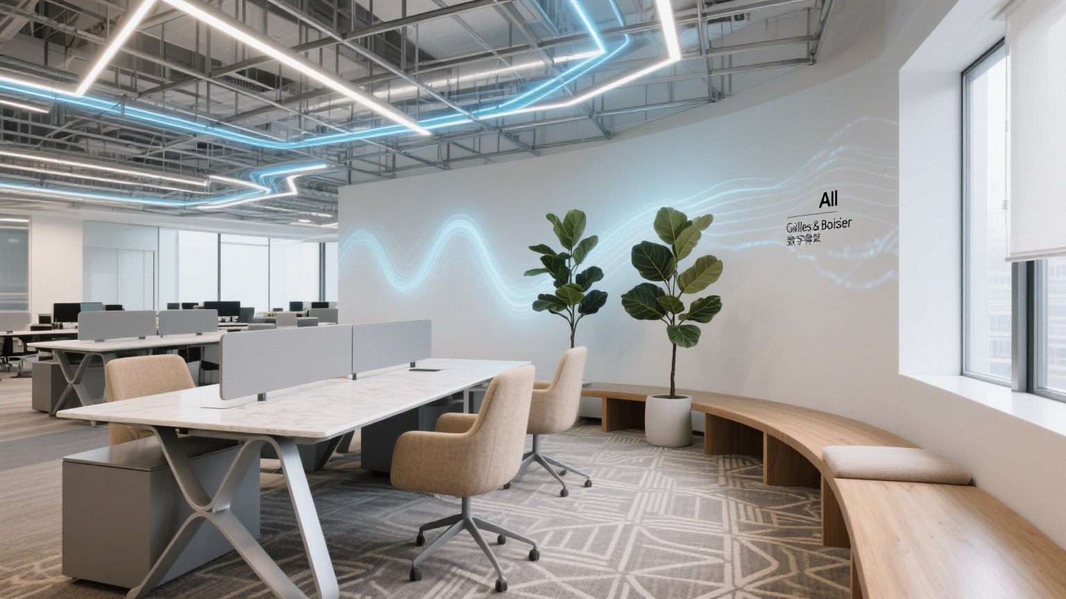 數(shù)字骨架下的溫度：AI 辦公室設(shè)計(jì)哲學(xué)