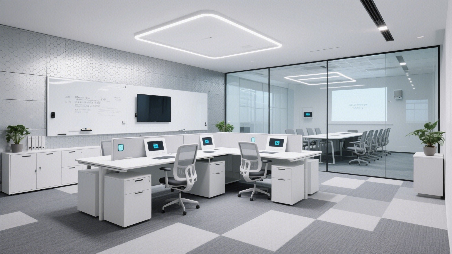 科技感辦公室，硬核設(shè)計(jì)